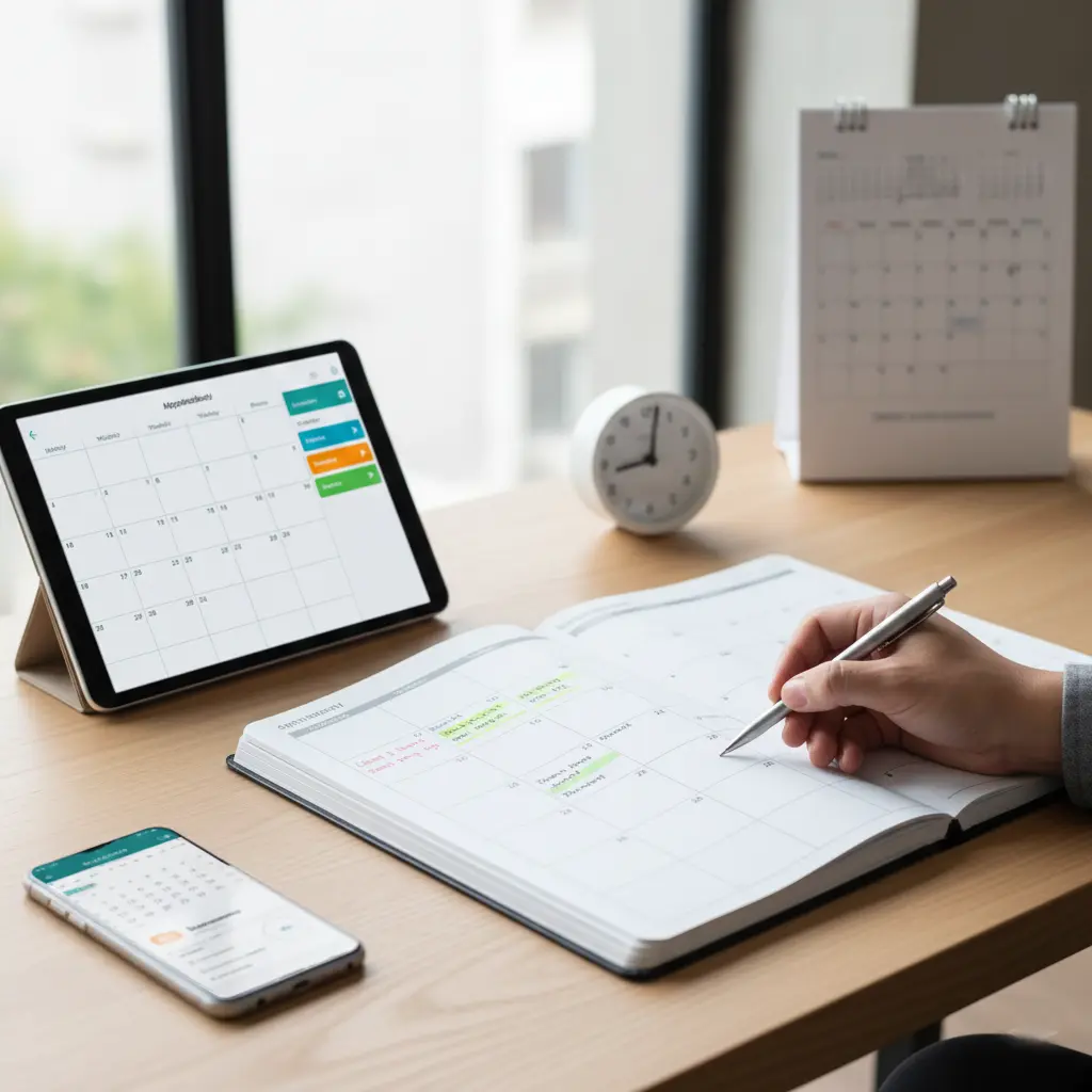 التزام تام بالمواعيد