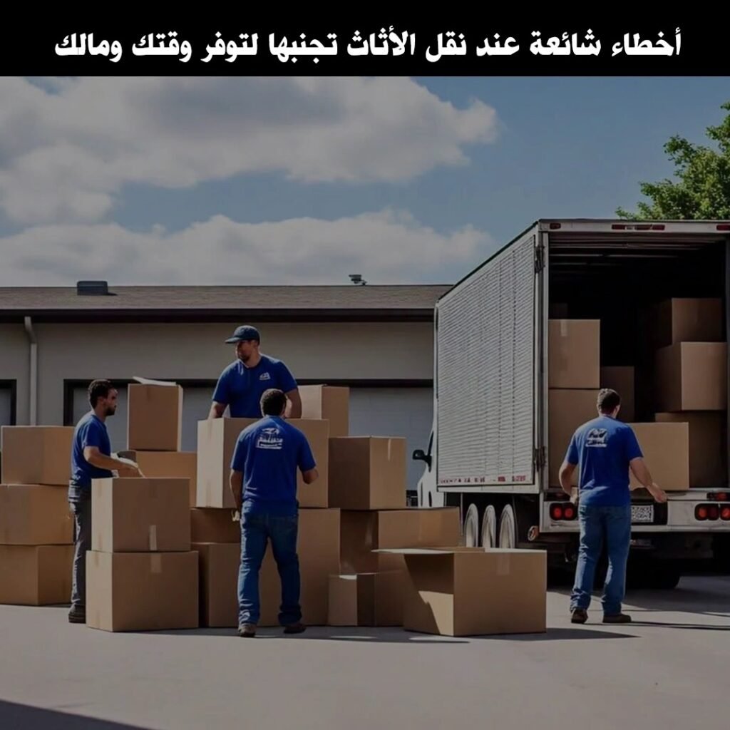 تجنب اخطاء نقل الاثاث