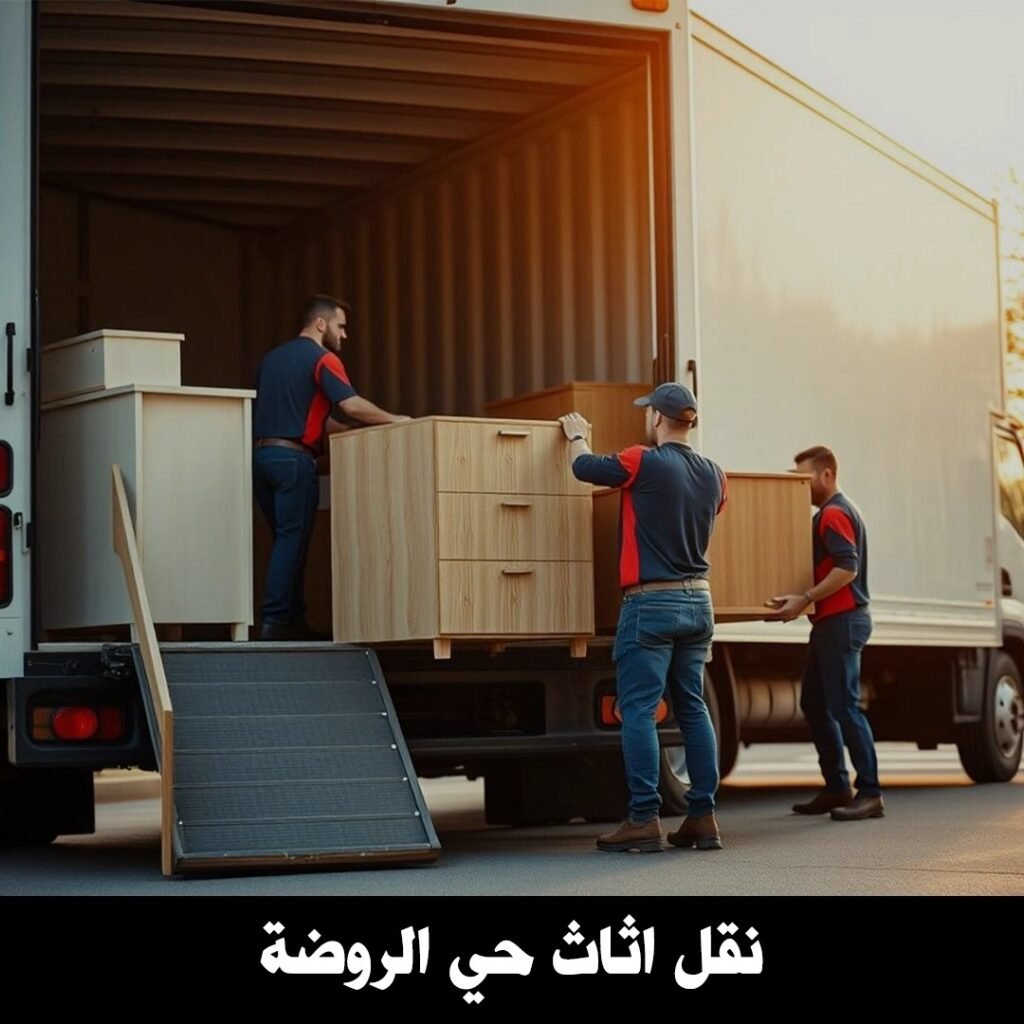 نقل اثاث حي الروضة
